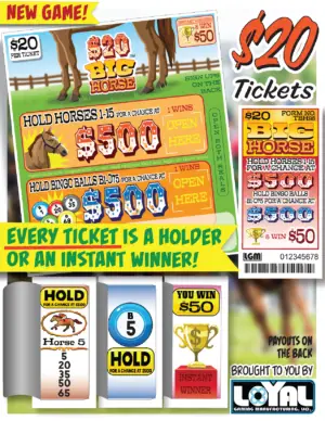 $20 BIG Horse