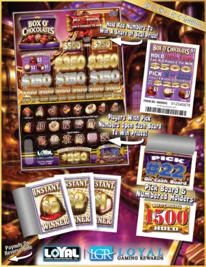 Box O Chocolates - Cash Board