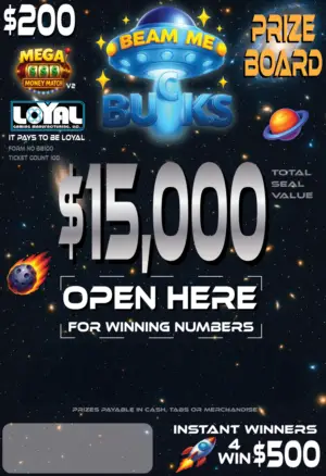 Beam Me Bucks - MEGA Money Match