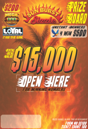Sunburst Sizzle - MEGA Money Match