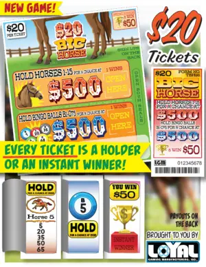 $20 Big Horse