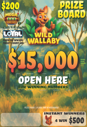 Wild Wallaby - MEGA Money Match